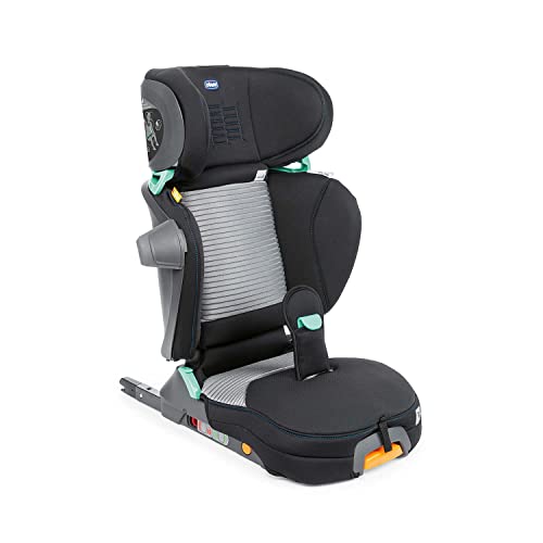 Chicco Fold & Go Air I-Size Siège Auto Bébé ISOFIX Connecteurs 15-36 kg, Groupe 2/3 pour Enfants 3-12 Ans, Inclinable, Pliable et Portable, Protection Latérale, Réglable en Hauteur et en Largeur