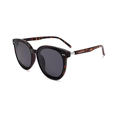 MIAROZ Polarized Sunglasses /Mens Womens Sunglasses Polarised Classic Round Eyewear UV400 Protection for Driving Travel (brown) Cover