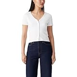 Levi's Women's Muse Short Sleeve Tee Shirt, (New) White