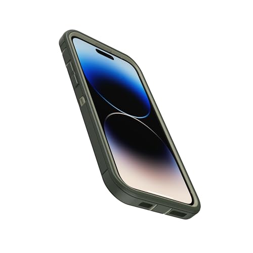 OtterBox iPhone 14 Pro Max (Only) - Defender Series Screenless Edition Case - Lichen The Trek (Green) - Holster Clip Included - Microbial Defense Protection - Non-Retail Packaging by Otterbox - Image 5