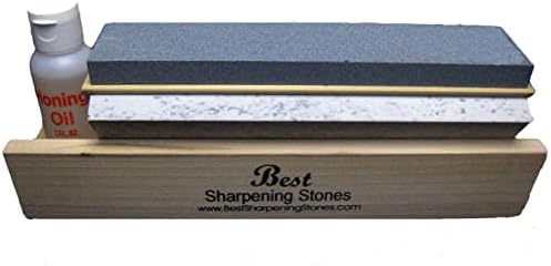 Arkansas Tri-Hone Knife Sharpener - 3 Stones 8" Multicolor