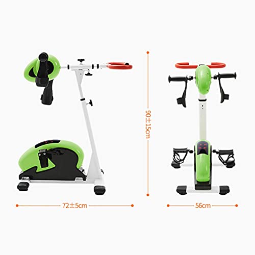 Image of Electric Pedal Mini Rehabilitation Machine Arm Leg Exerciser, Stationary Foot Pedal Rehabilitation Bicycle, Portable Upper and Lower Extremity Rehabilitation Equipment