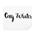 Cozy Winter Quote Handwrite Cleaning Cloth Screen Cleaner 2pcs Suede Fabric