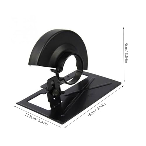 Kit de amoladora con soporte ajustable de protección para corte de madera 3
