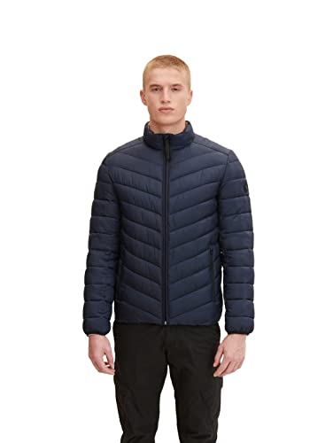 TOM TAILOR Herren Lightweight Steppjacke 1031474, 10668 - Sky Captain Blue,...