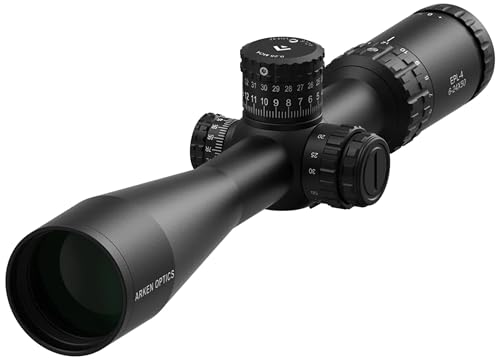 Arken Optics EPL4 6-24x50 Hunting Rifle Scope, Illuminated VHR MIL Reticle