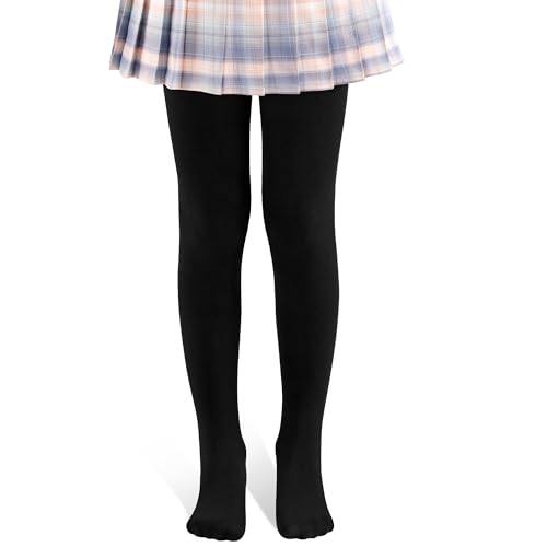 2 Pack Girls Tights Girl Dance Tights Ballet Girls Footed Leggings Stockings,1-13 Years, Multiple Colors.