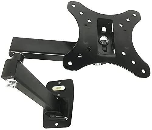 XLT Full Motion LCD LED Plasma TV monitor Wall Mount Bracket 14" 16" 19" 20" 21" 24" 27" Tilt Swivel Hold up to 33lb (15Kg) VESA 100mm x 100mm