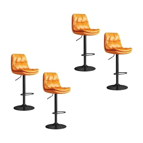 Taburetes Altos de Cocina con Respaldo Giratorio Marca UINGBPXT