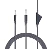 Yaowanguan Vervanging Inline Mute Kabel Draad voor ASTRO A10/A40/A30/A50/A40TR Gaming Headsets (2m/6,6 voet, Zwart)