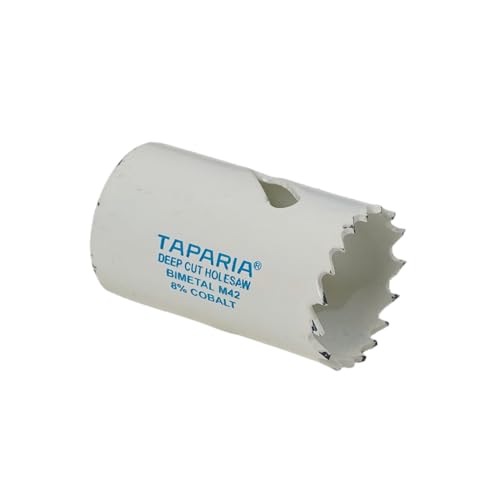 Image of Taparia Bi-Metal Hole Saw Cutter HSBM29 (29 mm Dia)-Variable Pitch Teeth, HSS 8% Cobalt-Precision Cutting Tool for Metal, Wood, Plastic-Professional Grade, DIY