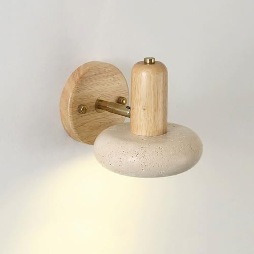 Wall sconce tête rotative 8W trois couleurs réglable pour lecture de côté lit