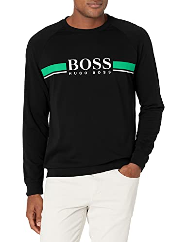 BOSS HUGO BOSS Men's Authentic Sweatshirt, Raven Black, M