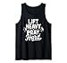 Lift Heavy Pray Hard Tshirt Gym Christian Gift Jesus Faith Tank Top