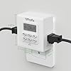Tiffcofio Indoor Digital Light Timer, 7 Day Programmable Plug in Outlet ...