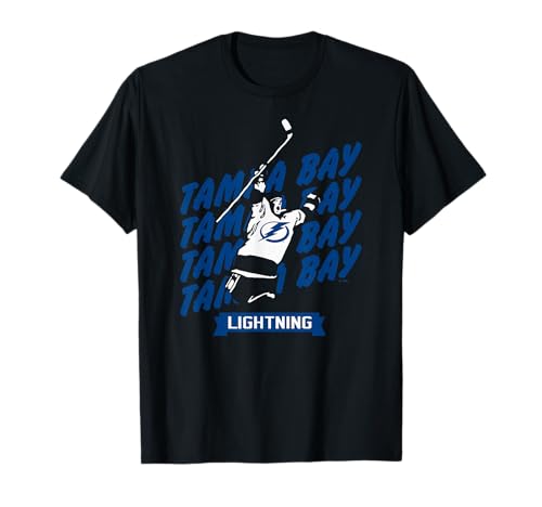 Tampa Bay Lightning Graffiti Black Officially Licensed T-Shirt