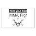 CafePress Autocollant rectangulaire pour pare-chocs de voiture Motif MMA Fighter