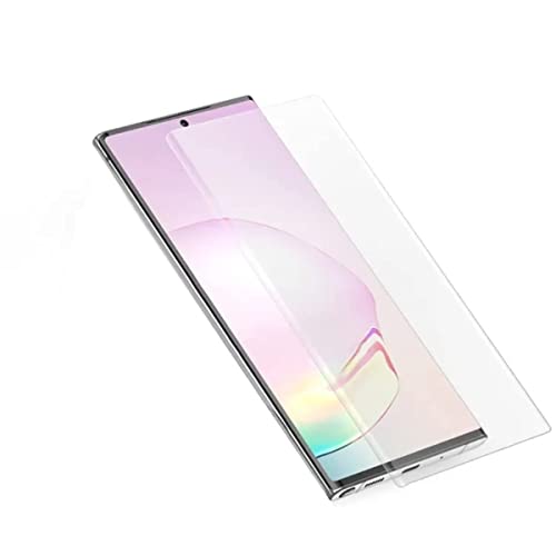 Image of Tempered Glass Design for samsung note 10 Advanced Border Less Full Edge to Edge 3D Curved UV Screen Protector and Easy Installation Kit (Pack of 1)- By Blackwik
