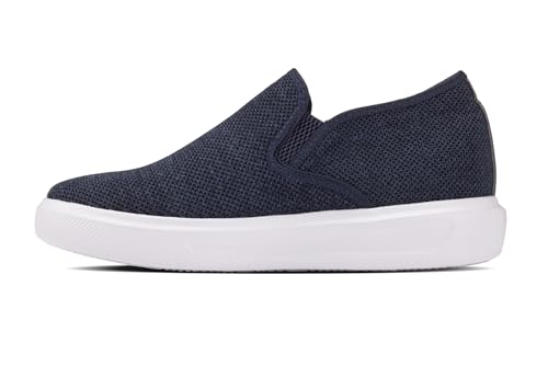 Image of CALTO Men's Invisible Height Increasing Elevator Shoes - Fashion Lightweight Slip-on Sporty Sneakers - 2.8 Inches Taller