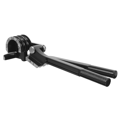 SHINEOFI Piegatubi Manuale in Acciaio Utensile Piegatubi Per Fili Elettrici Per Tubi Rame e Alluminio Piegatrice Per Tubi Smussatrice Senza