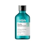 L’Oréal Professionnel, Champú Anti Grasa Enriquecido con Activos Dermatológicos para Cuero Cabelludo Graso, Scalp Advanced, 300 ml