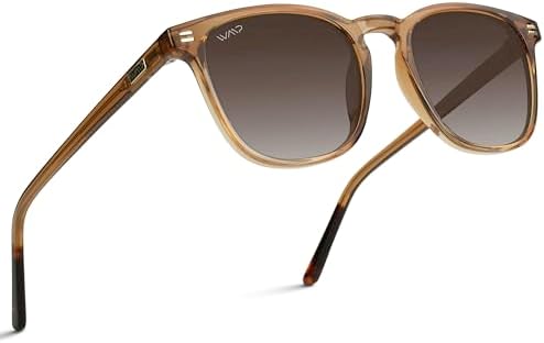 WearMe Pro Nick Men's Polarized Sunglasses, Rounded Square Frame, UV400