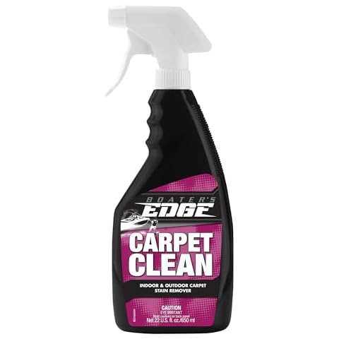 BOATER'S EDGE Carpet Cleaner Spray - Marine Grade, Heavy-Duty Spot & Area Rug Stain Remover for Boats, RVs, Cars, and Home - 22 OZ (BE2122) Cover