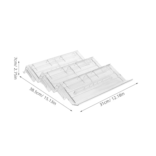 Présentoir pour vente détail supermarché transparent 3 couches