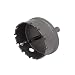 New Lon0167 6mm Twist Featured Drill Bit 75mm reliable efficacy Cutting Dia Straight drill hole Hole Saw w Hex Wrench Gray(id:2f7 e0 00 86e)