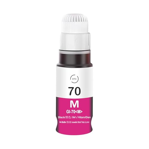 Image of GI-70 Refill Ink Compatible for Canon PIXMA G1020, G2020, G2021, G2060, G3020, G3021, G3060 Printers (GI-70 Magenta Ink 1 Pcs)