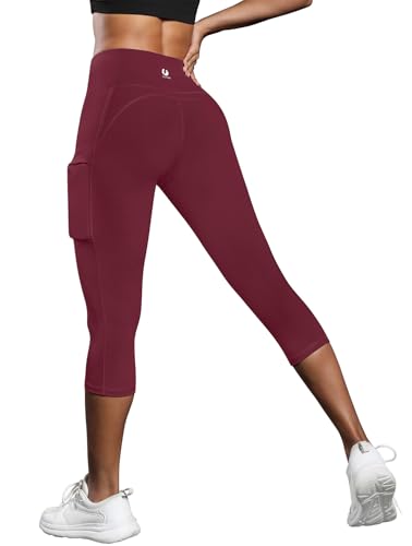 ICTIVE-Womens-Capris-Yoga-Pants-with-Pockets-Running-Pilates-Fitness-Running-High-Waisted-Leggings ICTIVE Women's Capris Yoga Pants with Pockets Running Pilates Fitness Running High Waisted Leggings - Image 1