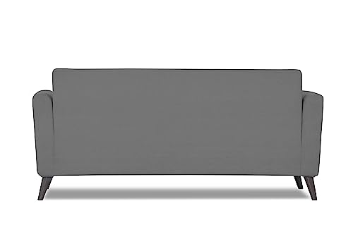 Image of Adorn India Daniel 3 Seater Sofa (Grey) (3 Year Warranty)