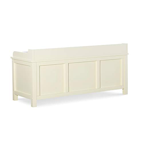 Linon Lakeville Entryway Storage Bench In White #TOP5