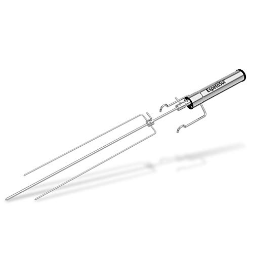 Espeto Giratório Espetosul Flex Inox Churrasco A Pilha