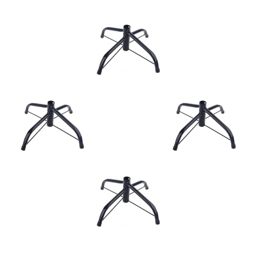 Soporte de metal para árbol de Navidad artificial con base plegable resistente 4
