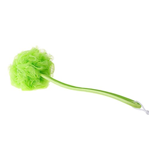 Tinksky Loofah Sponge Back Scrubber Body Wash Brush for Shower/Bath with 18 inch Long Handle (Random Color)