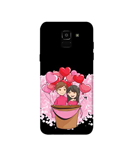 Image of Amazon Brand - Solimo Designer Boy and Girl 3D Printed Hard Back Case Mobile Cover for Samsung Galaxy J6