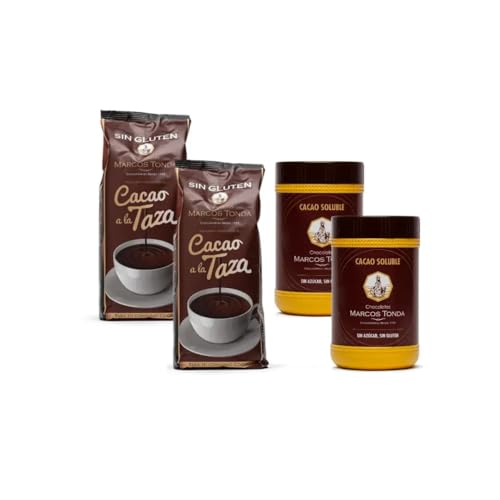 Chocolates Marcos Tonda – Morning Pack | Cacao En Polvo Con 4 Productos | Chocolate A La Taza 2 Kg Y Cacao Soluble 1kg | Chocolates Originales Para Regalar | Desde 1793