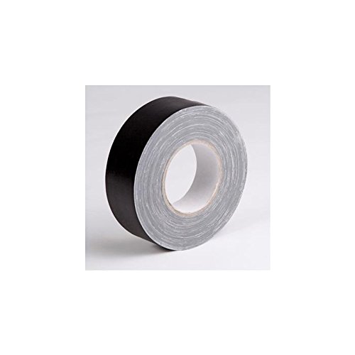 Lot de 4 Rouleau de toile adhésive noire, ép. 280 microns, 50mm x 50m