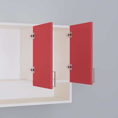 Image of SPECIALITY PANELS 3 Door Modular Wall Mounted Kitchen Cabinet with Organizer Shelf Space Saving Storage Unit | Engineered Wood Cupboard for Kitchen Living Room Organizer Furniture | DIY Assembly