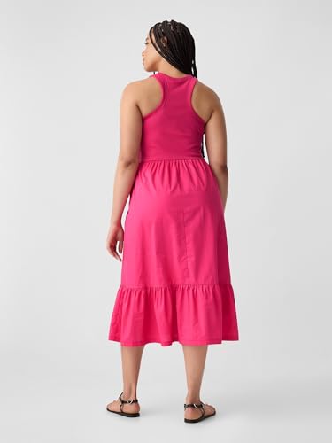 Image of Gap Women's Mixed Media Midi Dress