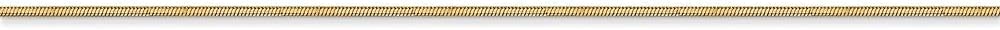 Diamond2Deal 14k Yellow Gold .8mm Octagonal Snake Chain Anklet