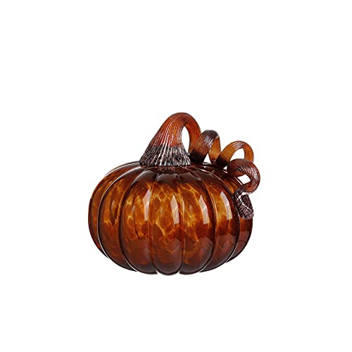 Hand-Blown Glass Pumpkin