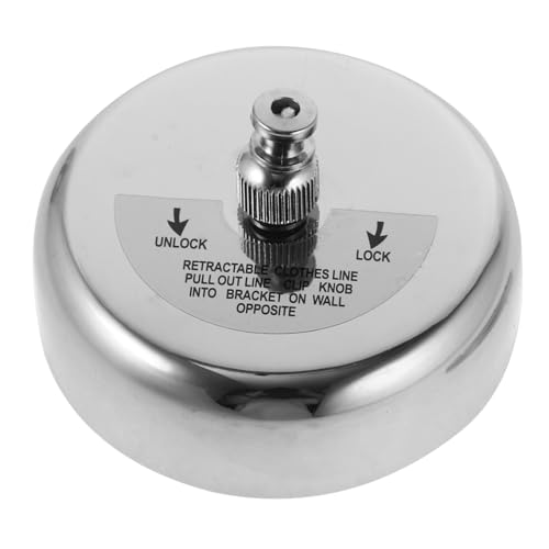 VALICLUD 2pcs Retractable Clothesline for Home Portable Indoor Outdoor Heavy Duty Stainless Steel Clothes Hanging Rope Easy Storage Design