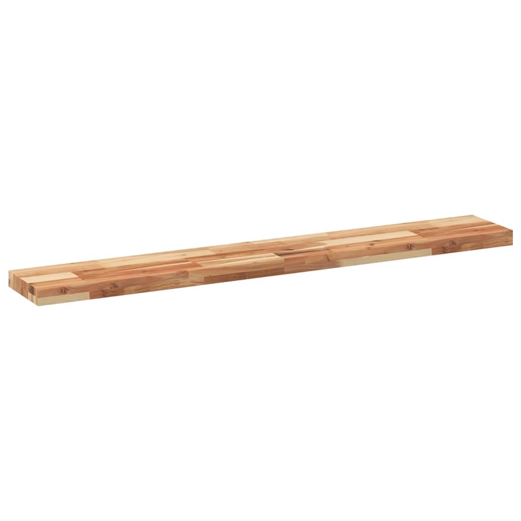 Piano da tavolo in legno di acacia massiccio, 160 x 20 x 4 cm, rettangolare, ricambio per scrivania, piano di lavoro, superfici di mobili, accessori per costruzioni fai da te, cucina, ufficio