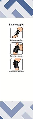 Amazon Brand - Solimo Elastic Knee Stabilizer, Large/Extra Large