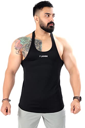Image of FUAARK Men's Stringer Y Back Bodybuilding Gym Tank Tops