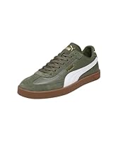 Puma Unisex Club II ERA Sneaker, Loden Green White, 39 EU, Loden Green Puma White, 39 EU