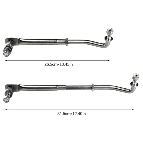Outboard Motor Steering Link, Universal Boat Engine Stainless Steel Steering Link Rod with Fixing Bracket, 265-315mm Adjustable Outboard Steering Arm for15HP to 200HP Outboard Engine