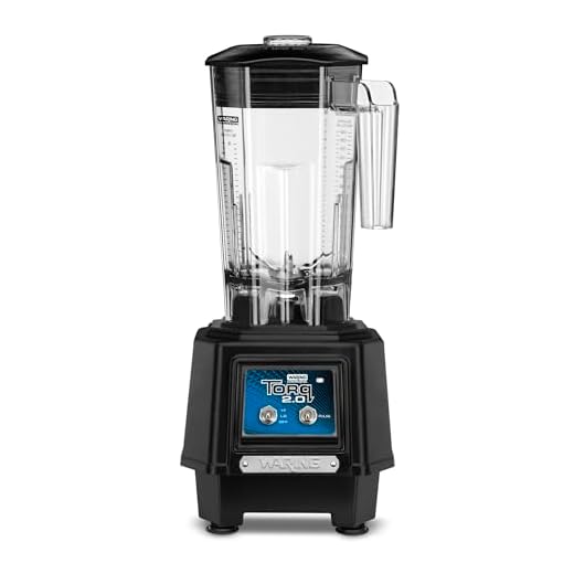 Waring Commercial TBB145 TORQ 2 Horsepower Blender, 2 Speed Toggle Switch Controls, with 48 oz. BPA Free Container, 120V, 5-15 Phase Plug, 9 x 15.75 x 11.5 inches, Multicolor